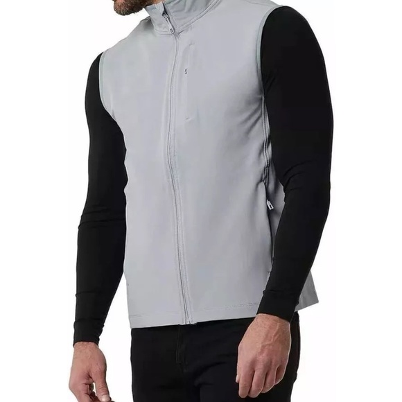 32 Degrees Heat Men's Tech Vest, Gray, Size S - Picture 3 of 8